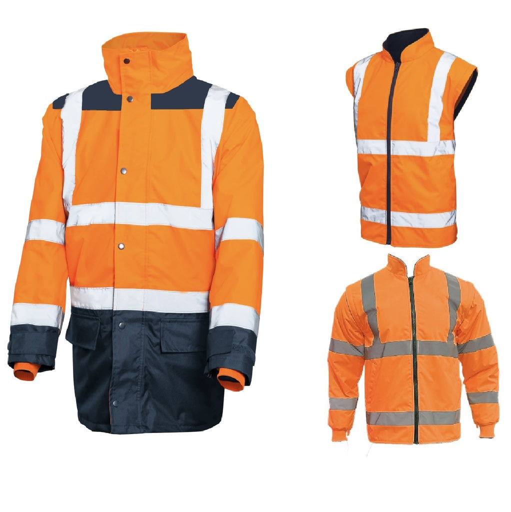 AG | ASTRAL HV 5IN1 Parka oranje